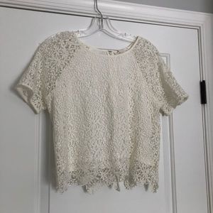 Forever21 Lace Crop Top